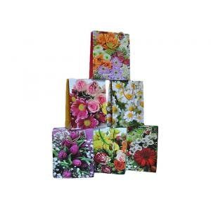 Подарункові пакети "Квіти 6 дизайнів" 32х26х10 см