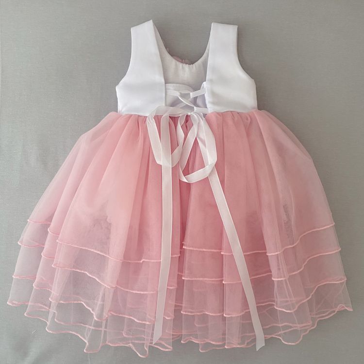 Нарядное платье Наталі для малышки розовое