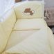 Комплект мебели Мишутки для новорожденных с кроваткой маятник - ящик, Слоновая кость
