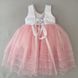 Нарядное платье Наталі для малышки розовое