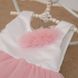 Нарядное платье Наталі для малышки розовое, 68, Кулир, Платье