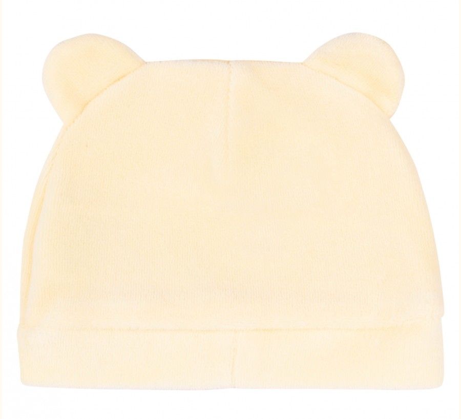 Велюровый комплект Обнимашки для новорожденных желто-серый, купить по лучшей цене 1 285 грн