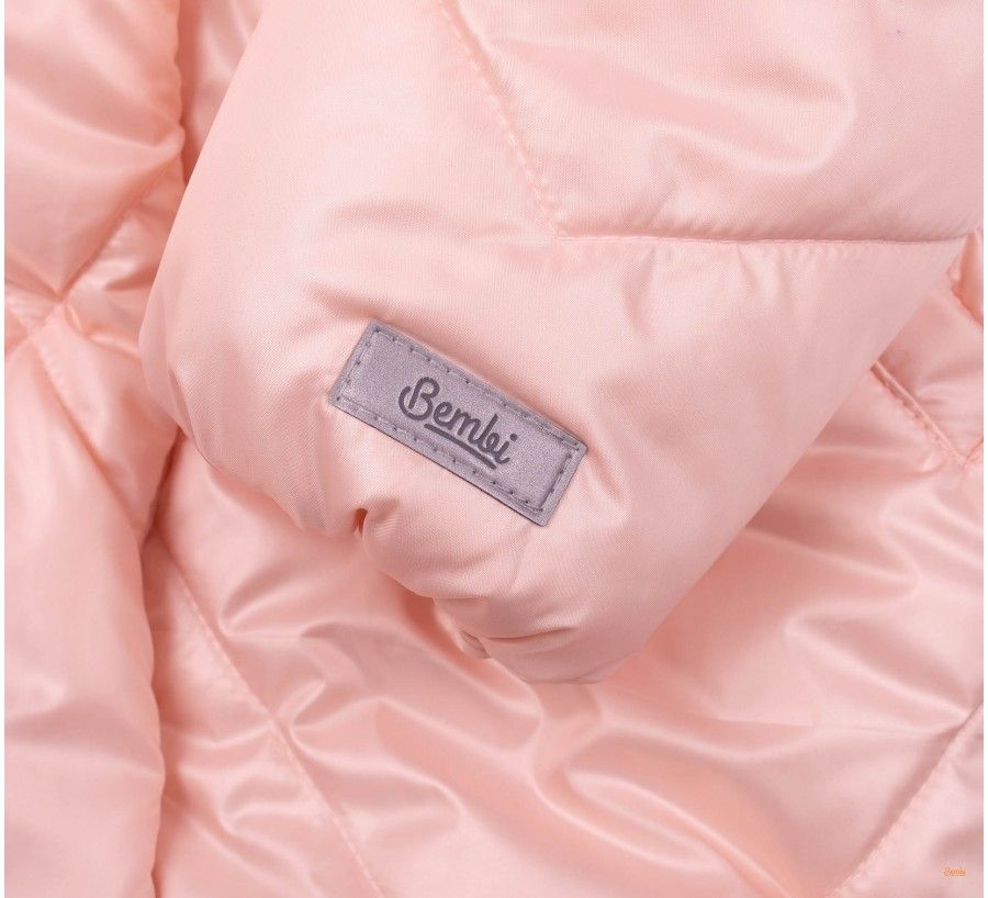 Зимова куртка Winter для дівчинки рожева, 104, Плащівка