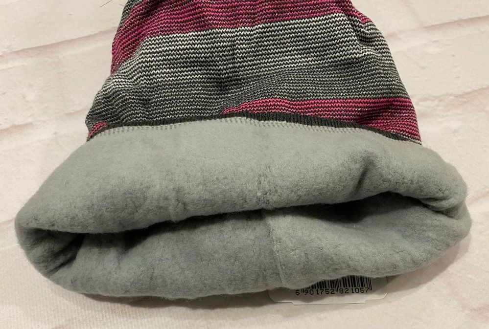 Детская теплая шапка Super Girl на флисе + шарф, обхват головы 52 - 54 см