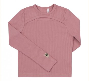 Лонгслів Knitwear Ribbed для дівчинки рожевий