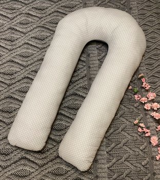 Подушка для вагітних Стиль 120см у формі підкови, Сірий