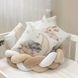 Защитные бортики в кроватку новорожденным Raccoon, бортики без постели