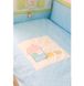 Защита + постельное для новорожденных МИШКА С КЛУБНИЧКОЙ