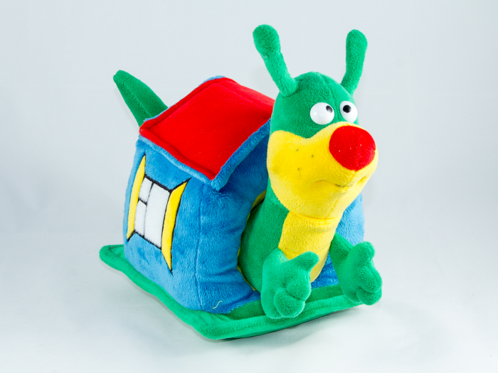 Мягкая игрушка «УЛИТКА С ДОМИКОМ», Зелёный, Мягкие игрушки ДРУГИЕ, до 60 см