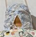 Детская панамка Солнышко для новорожденных деток ажур, обхват головы 38 см, Хлопок