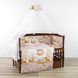 Большой детский спальный комплект в кроватку для новорожденных (120х60) Сладкий Сон из 11 элементов.