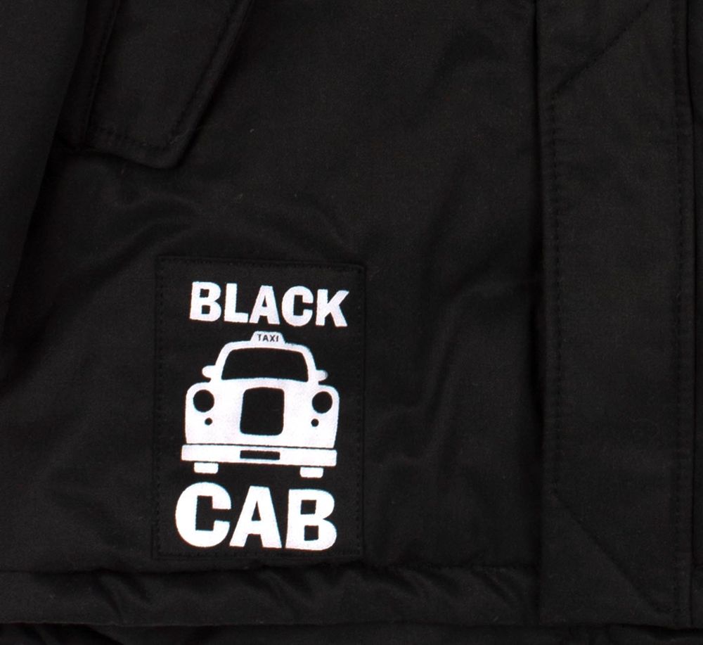 Детская демисезонная парка Black Cab для мальчика черная, 104, Плащевка