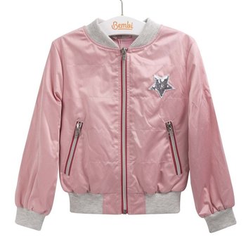 Детская весенняя курточка STAR pink