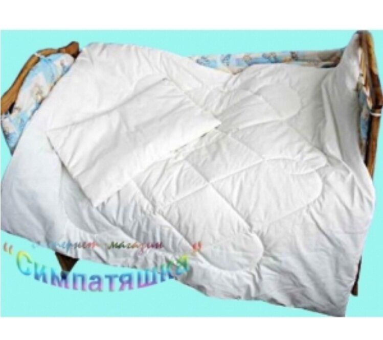 Купить Комплект для кроватки одеяло + подушка «0»