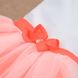 Нарядное платье + заколка Чарівниця для малышки оранжевое, 68, Кулир, Платье