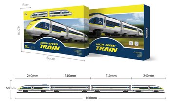 Фото, купити Залізниця 1:87 швидкісний поїзд, світло,звук, ціна 1 037 грн