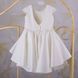 Нарядное платье + повязка Елеганс для малышки молочное, 68, Интерлок, Платье