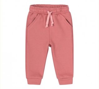 Дитячі спортивні штани Universal рожеві тринитки, 92, Трикотаж трьохнитка