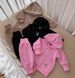Детский костюм Сити птичка + Герб Украины розовый, 92, Трикотаж трехнитка, Костюм, комплект