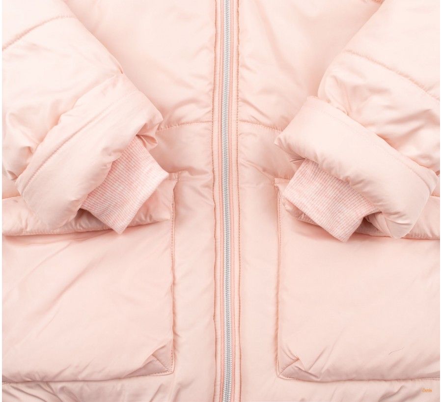 Дитяча зимова куртка Winter для дівчинки рожева, 92, Плащівка