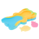 Матрасик поролоновый для купания Радуга большой, Разноцветный