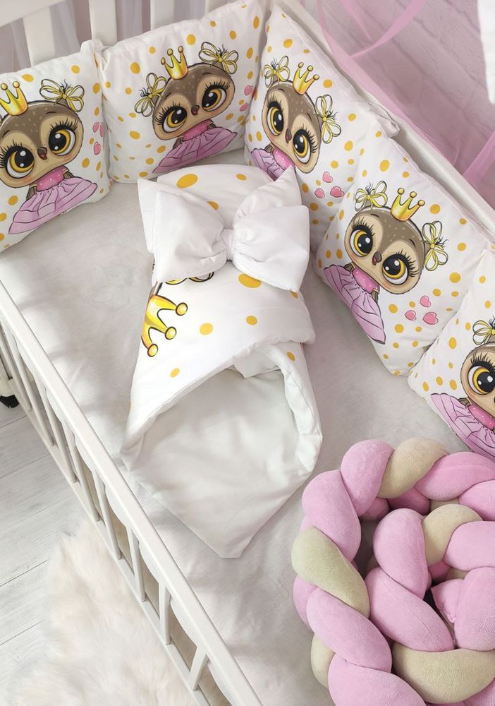 Дитячий спальний комплект з балдахіном Owl Queen