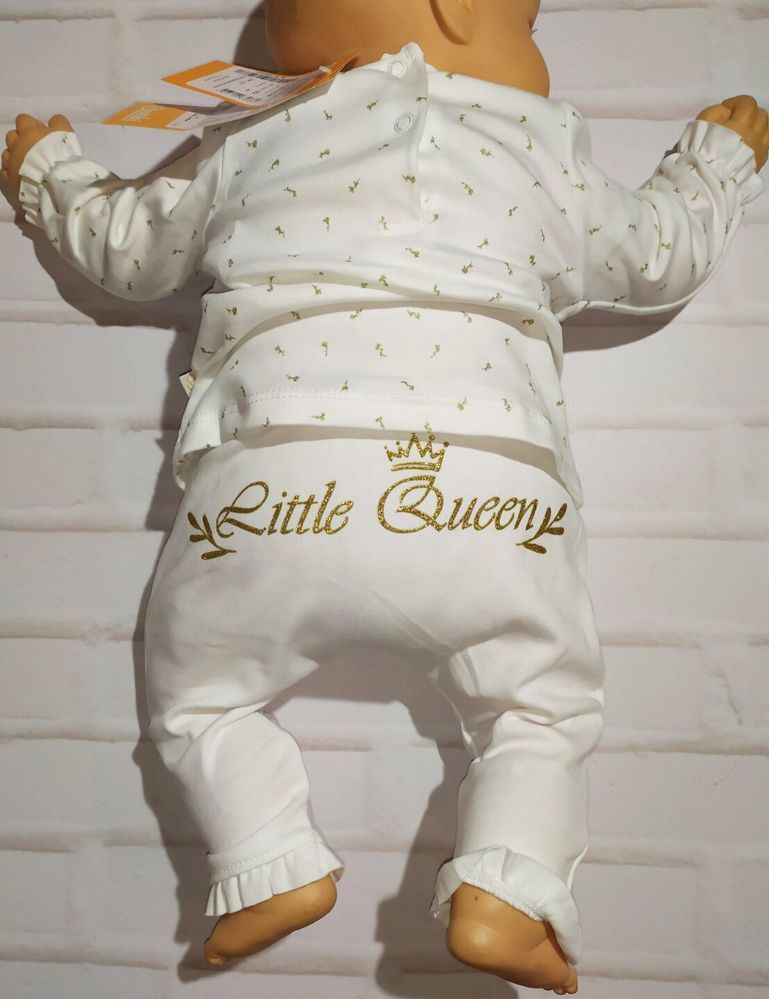 Костюм Маленька Королева для новонародженої дівчинки інтерлок, купити за найкращою ціною 312 грн