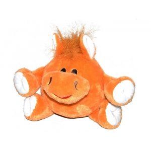 Мягкая игрушка Веселая Лошадка - копилка, Оранжевый, Мягкие игрушки ЛОШАДКИ, до 60 см