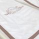 Сатиновое сменное постельное белье для новорожденных Belissimo chocolate, 90х110 см