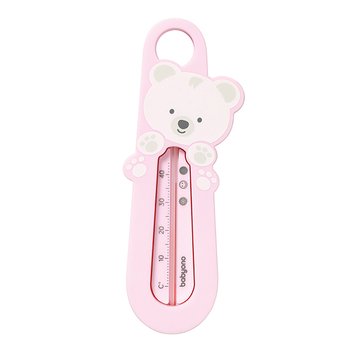 Плаваючий термометр для купання Ведмедик рожевий