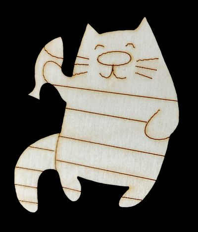 Фото, купить Набор для творчества "Роспись по дереву "Магниты-весёлые коты", цена 106 грн