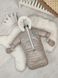 Зимний комплект трансформер для малышей Талисман Капучино 3 в 1, 0-24 месяца, Плащевка, Комбинезон трансформер