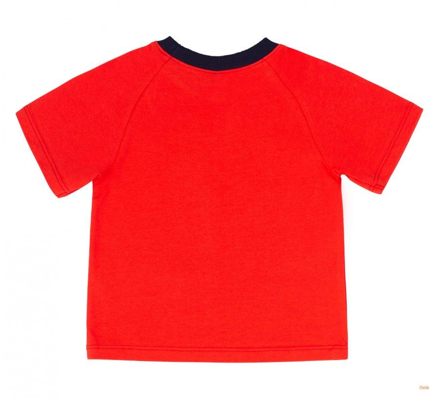 Костюм Surf cute футболка + шорты красный с синим, 98, Супрем