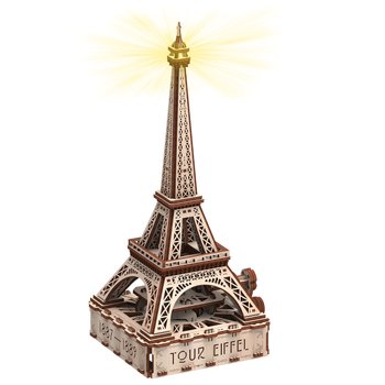 Фото, купити Ейфелева вежа (Еко - лайт) механічна дерев'яна яна 3D-модель, ціна 1 080 грн