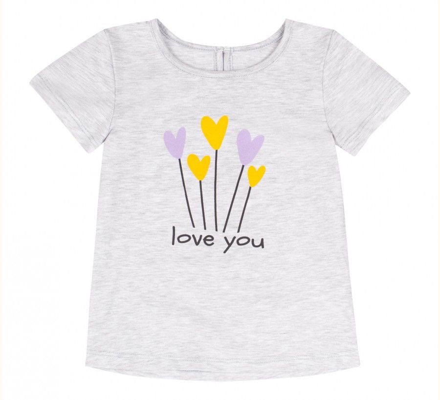 Дитяча футболка Love You для дівчинки супрем