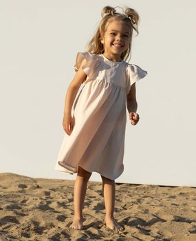 Літня сукня Ніжний Беж для дівчинки жниварка котон