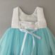 Нарядное платье Наталі для малышки голубое, 86, Кулир, Платье
