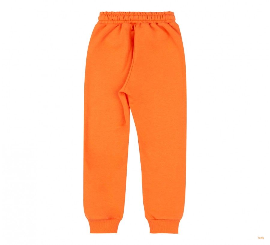 Штаны для мальчика Awesome Today оранжевые, 122, Трикотаж трехнитка