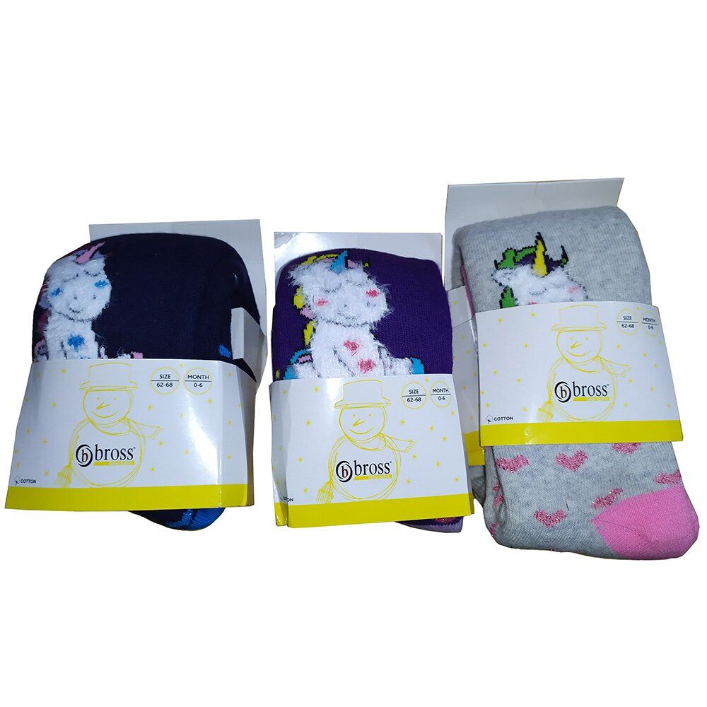 Махровые колготки для новорожденного Сафари, 0-6 месяцев, Махра