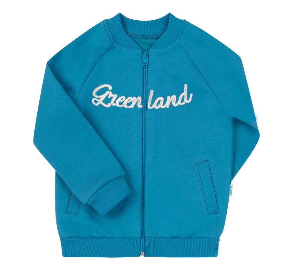Детский теплый костюм Гренландия КС679 бирюзовый, 92, Трикотаж Шардон, Костюм, комплект