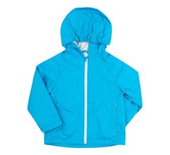 Курточка ветровка для мальчика ПИЛОТИК голубая, Голубой, 80, Плащевка