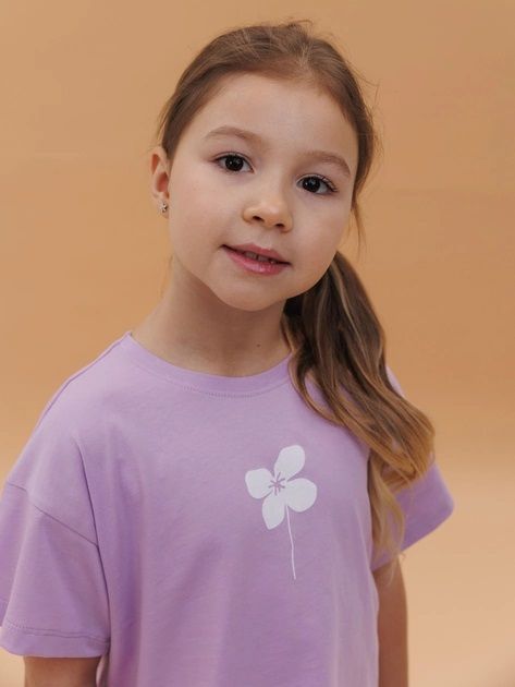 Детская футболка Цветок на Сирени для девочки супрем