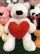 М'яка іграшка Білий Ведмедик із Серцем I Love you 100 см купити в Україні