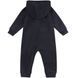 Флисовый комбинезон на молнии Dark Gray КБ226 с открытыми ножками