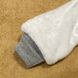 Плюшевий комбінезон Пушистик Люкс на трикотажній підкладці сірий манжет, 68, Плюш, Комбінезон