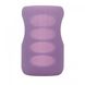 Силіконовий чохол для скляної пляшки з широкою шийкою, 270 мл, колір фіолетовий, Фіолетовий, 270 мл, З широкою шийкою