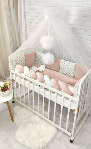 ПОСТЕЛЬНЫЕ КОМПЛЕКТЫ И НАБОРЫ в кроватку для новорожденных с бортиками