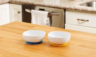 Комплект тарілок із присосками, 2 шт. в упаковці