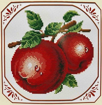 Набір для вишивання хрестиком Червоні Яблука 29х28 см