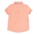 Детская летняя рубашка с коротким рукавом Бемби оранжевая, 116
